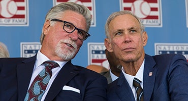Jack Morris and Alan Trammell at Induction