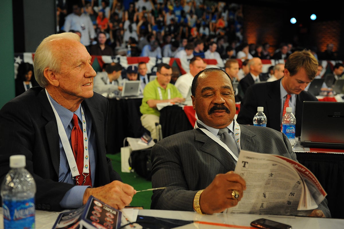 Al Kaline and Willie Horton at MLB Draft