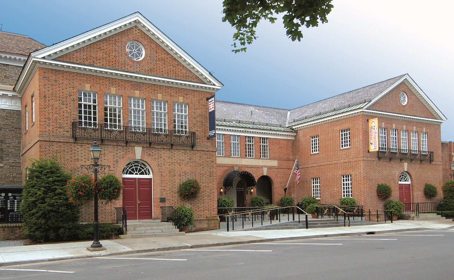 Front of National Baseball Hall of Fame and Museum