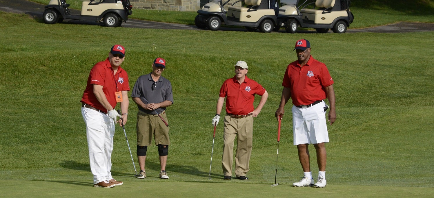 Jim Rice and his team at the 2016 HOF Classic Golf Torunament