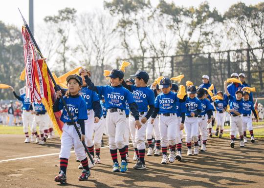 Opening Ceremonies for the 2017 Little League baseball season in Japan