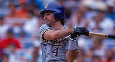 Paul Molitor bats for Brewers