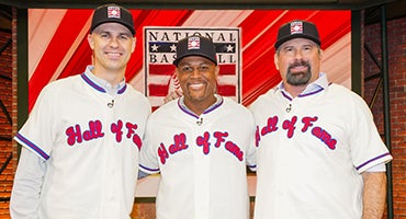 Joe Mauer, Adrian Beltré and Todd Helton at MLB Network