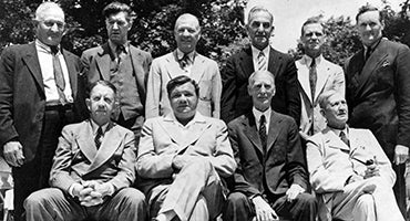 Living Hall of Famers at 1939 Induction Ceremony