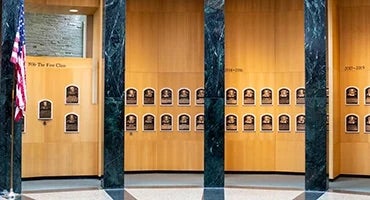 Hall of Fame Plaque Gallery