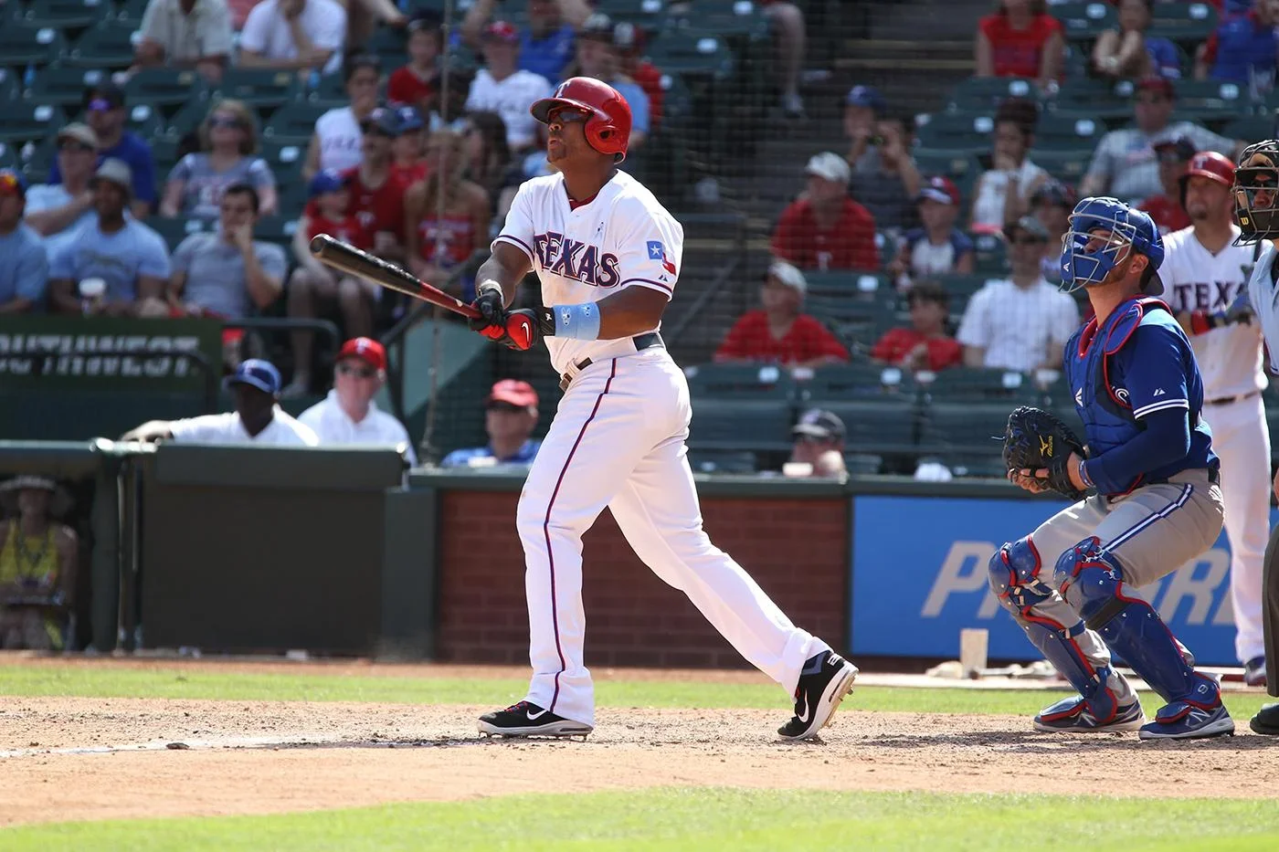 Adrian Beltre hitting