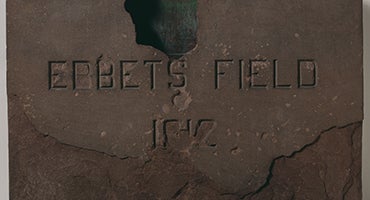 Ebbets Field cornerstone