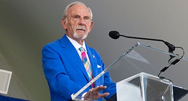 Jim Leyland speaks at 2024 Induction Ceremony