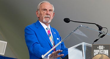 Jim Leyland speaks at 2024 Induction Ceremony