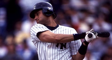 Derek Jeter bats for Yankees