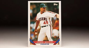 Front of 1993 Topps José Mesa baseball card