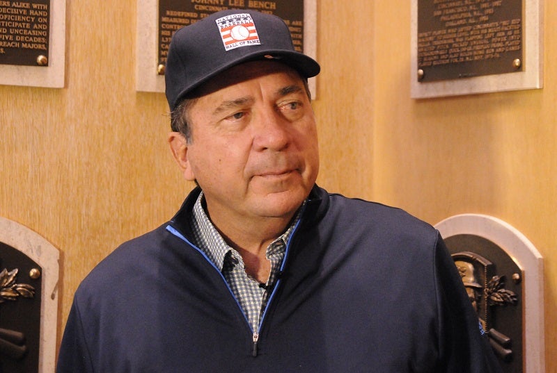 Johnny Bench in the Plaque Gallery