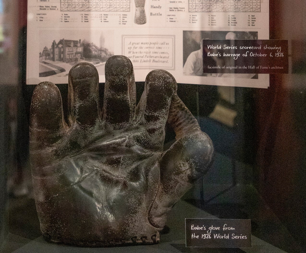 Babe Ruth Glove