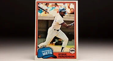 1981 Topps Steve Henderson baseball card