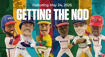 Baines, Boggs, Fingers, Jenkins, Kaat, Smith bobbleheads