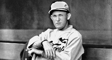 Rogers Hornsby in Cardinals uniform