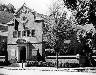 Hall of Fame entrance circa 1939