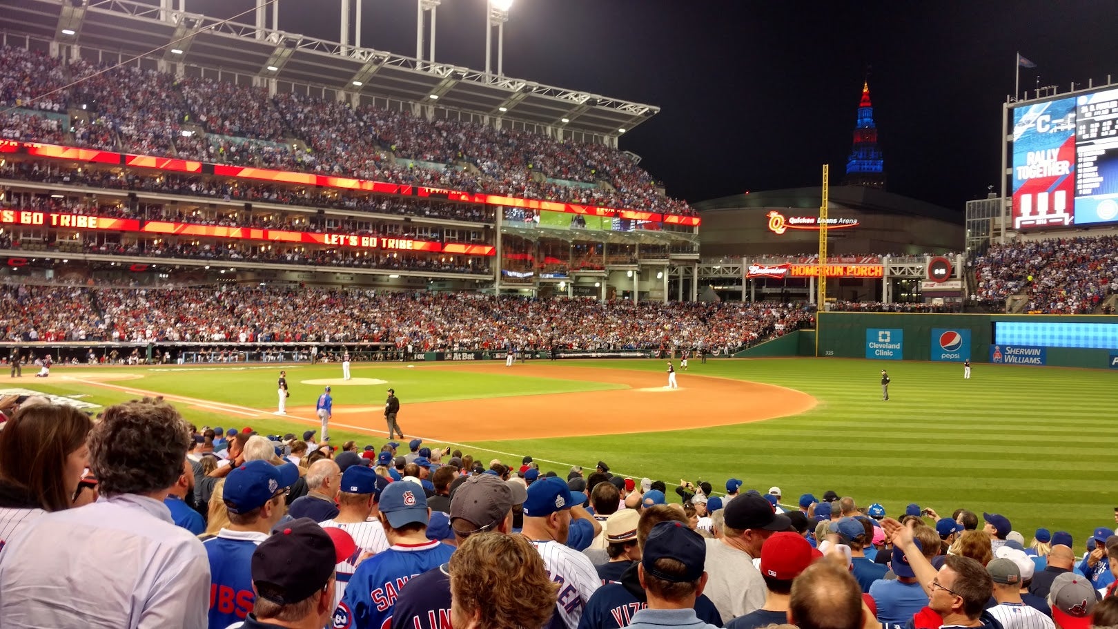 Progressive Field as viewed from the stands