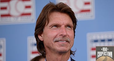 Randy Johnson at Induction Ceremony