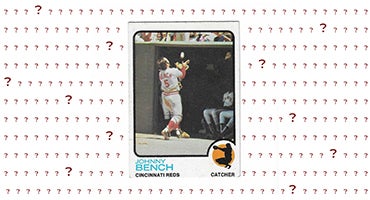 1973 Topps Johnny Bench baseball card