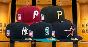 Caps with Hall of Fame logo