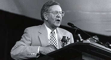 Bob Wolff at 1995 Induction Ceremony