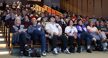 Viewers in Grandstand Theater