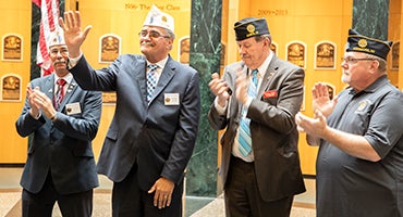 American Legion veterans in Plaque Gallery