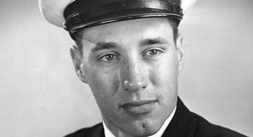 Bob Feller in Navy uniform