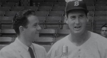 Bob Wolff and Ted Williams