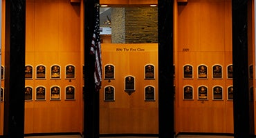 Plaque Gallery at night
