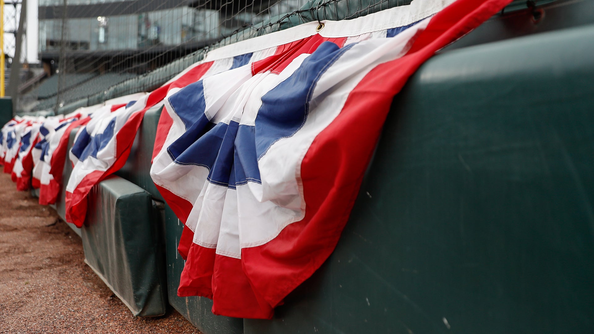 Red, white and blue bunting