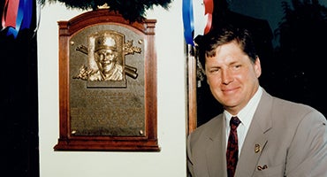 Tom Seaver at plaque