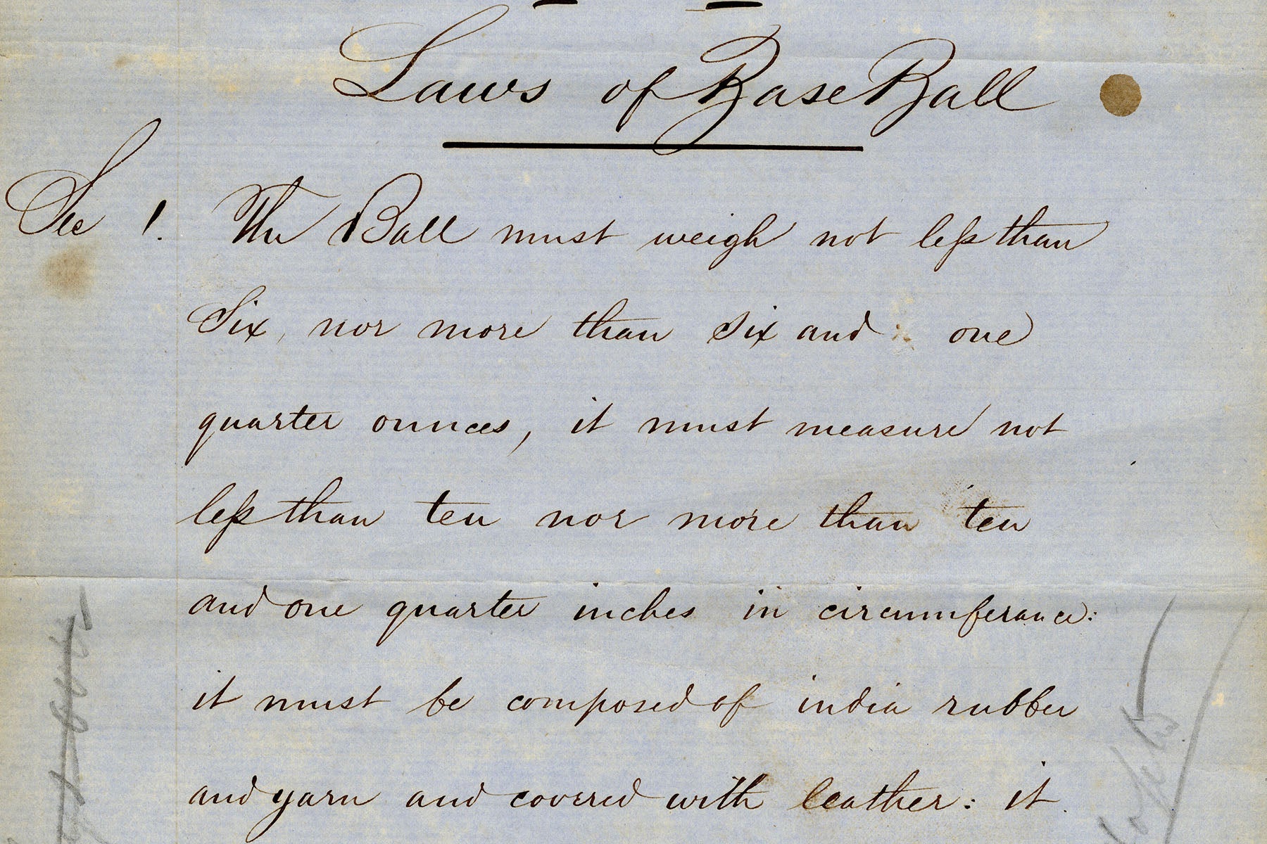 Laws of Base Ball
