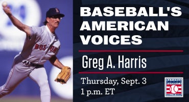 Baseball’s American Voices: Greg A. Harris - September 3