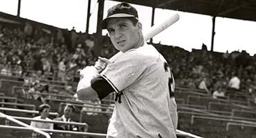 Bobby Thomson in Giants uniform