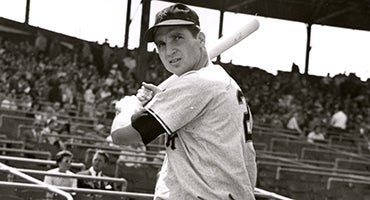 Bobby Thomson in Giants uniform