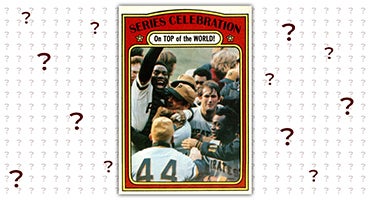 1973 Topps Series Celebration baseball card