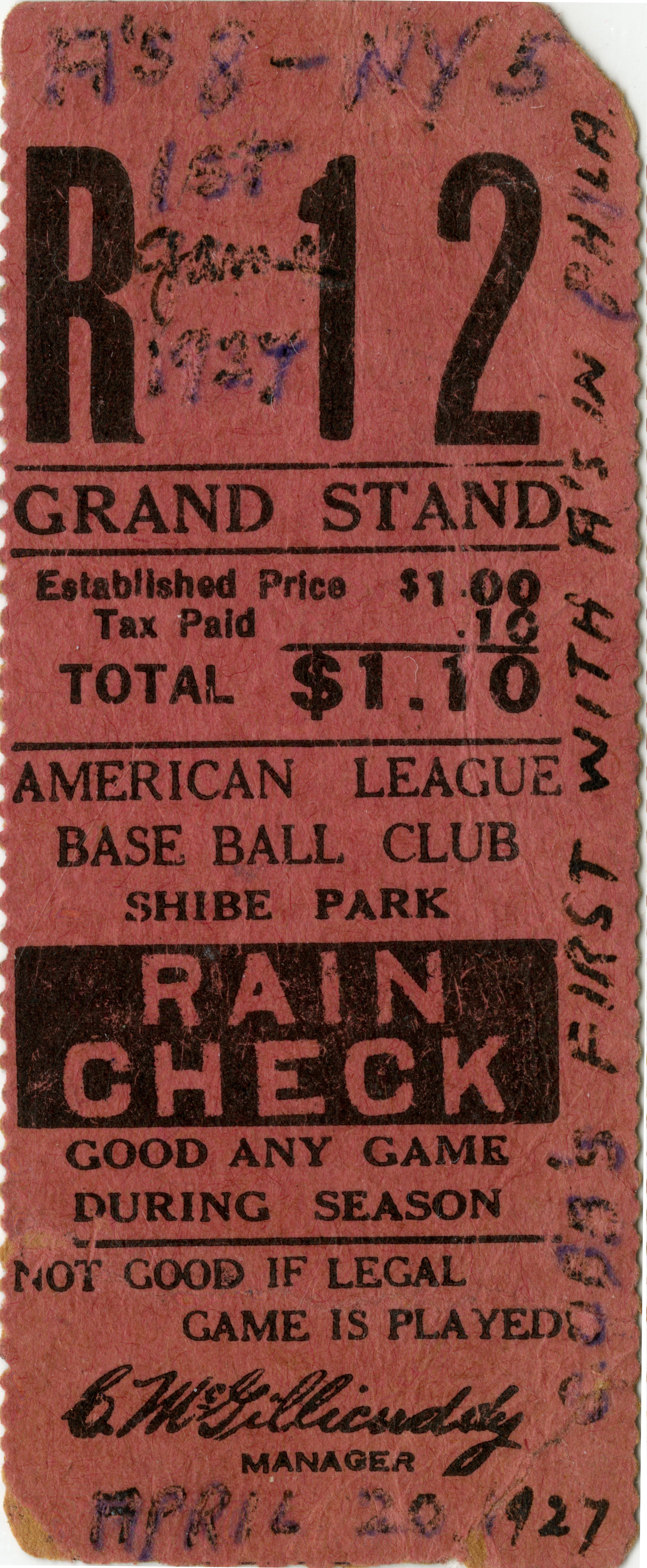 Boston Red Sox contract Babe Ruth earned $5,000 on sold for $1.02