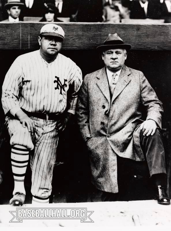 Babe Ruth and Lou Gehrig donning the Yankee Pinstripes (circa ~ late 1920's)  : r/baseball