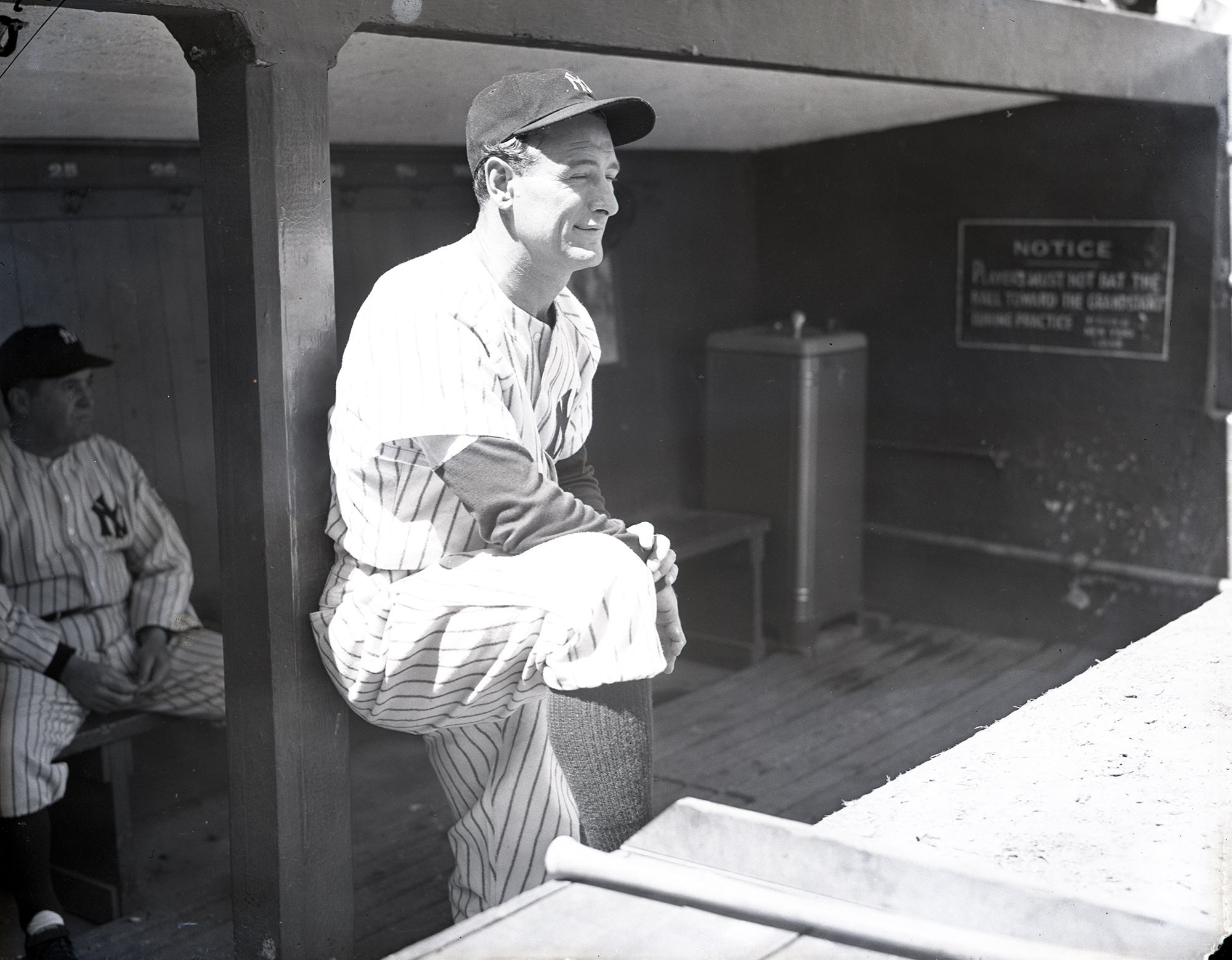 Gehrig's pro career started four years before he became Yankees' first  baseman