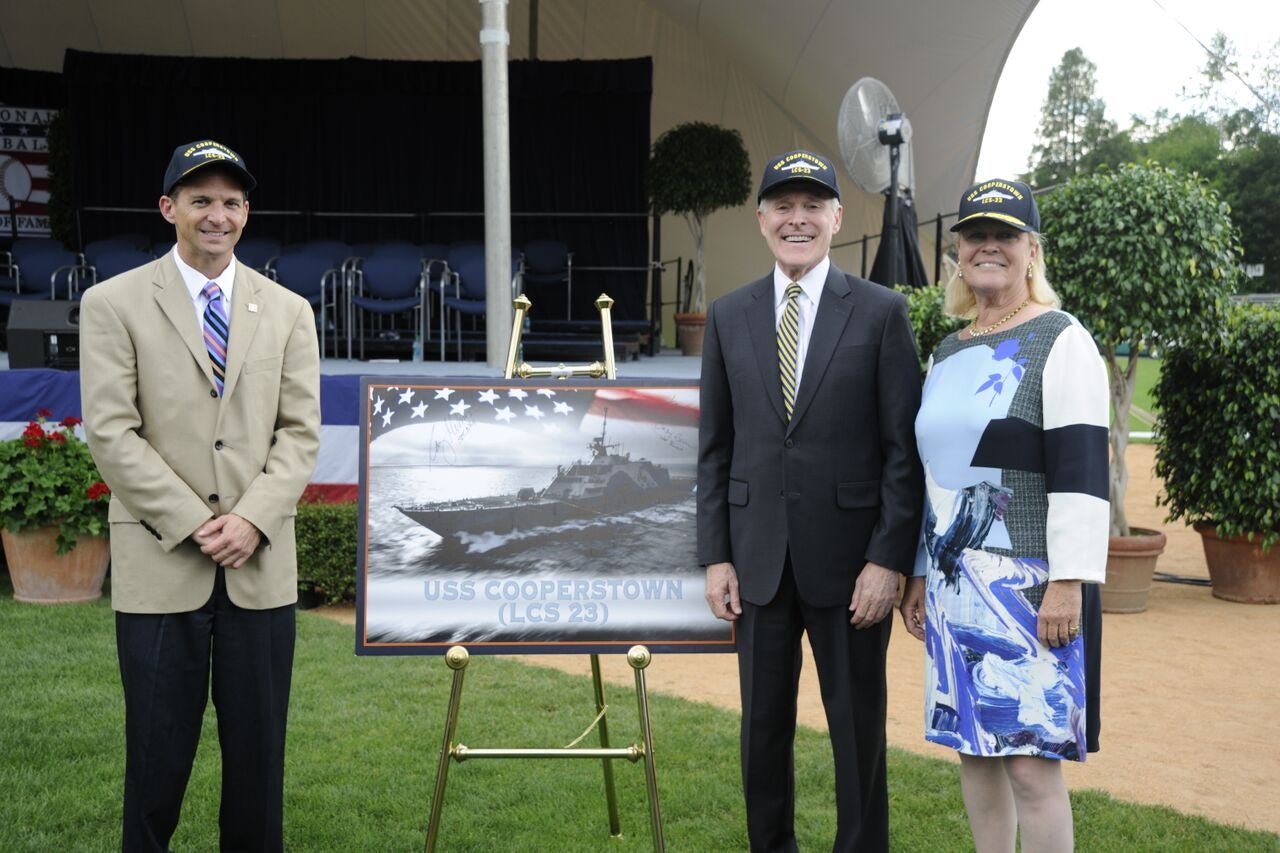 Navy Commissions Warship Called USS Cooperstown In NYC Ceremony