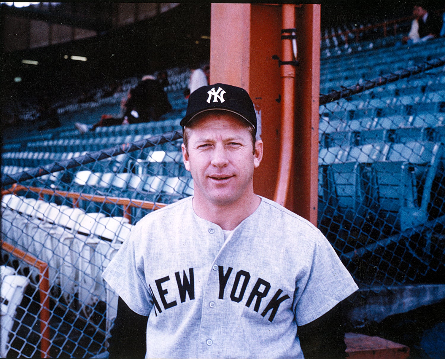 Mickey Mantle announces his retirement from the Yankees