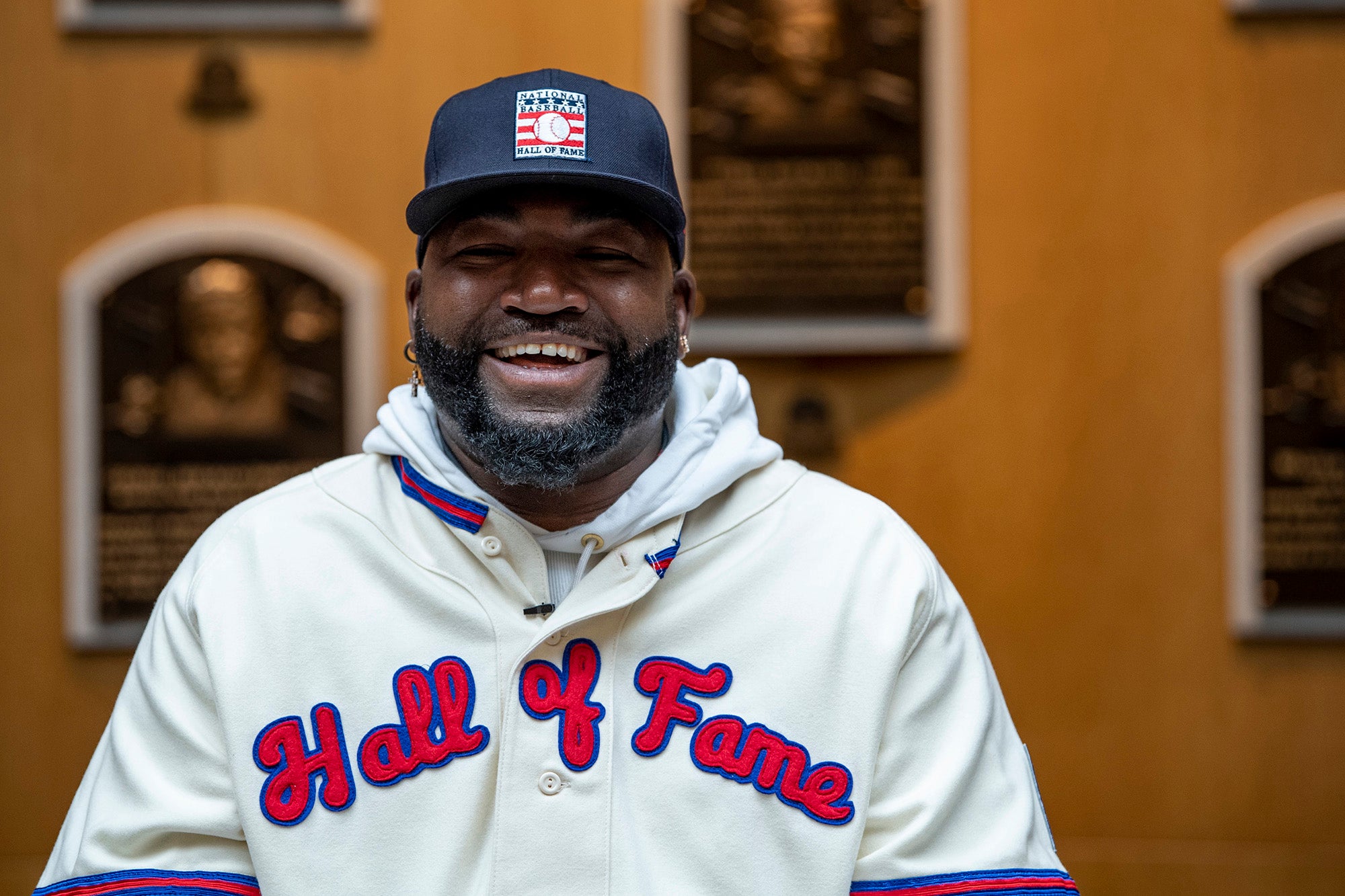 Ortiz overwhelmed by visit to Hall of Fame