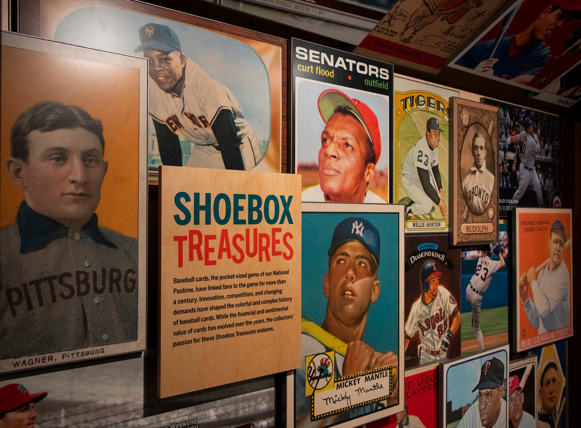 Museum's Shoebox Treasures exhibit tells the story of baseball card collecting