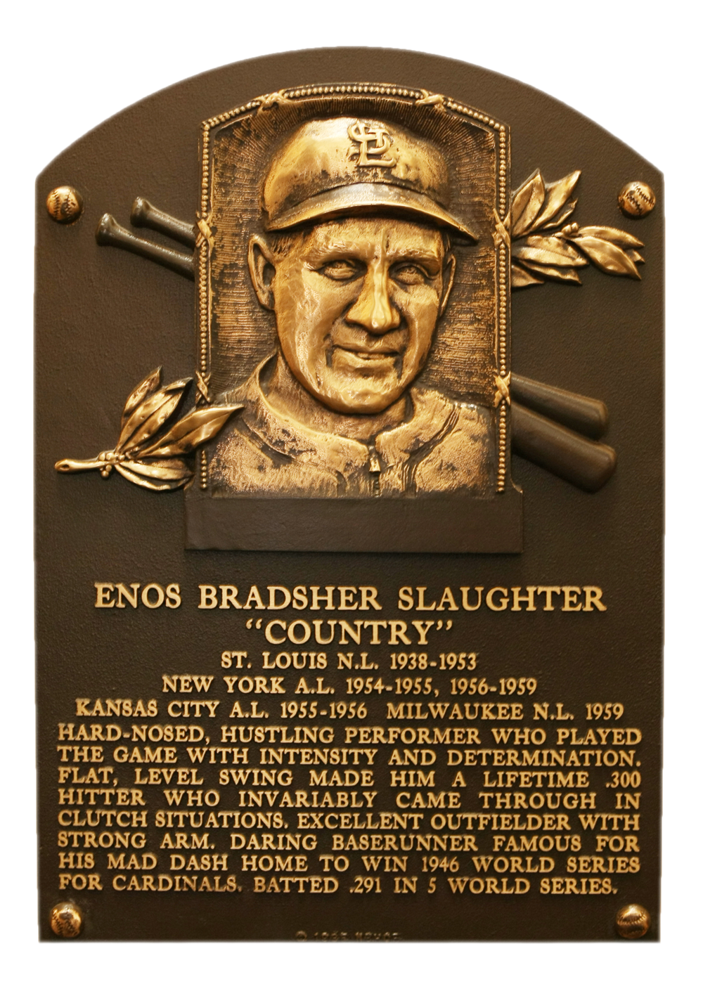 Enos Slaughter - Cooperstown Expert