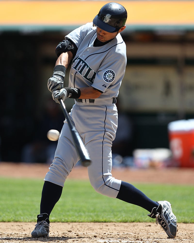 Ichiro Suzuki bats for Mariners