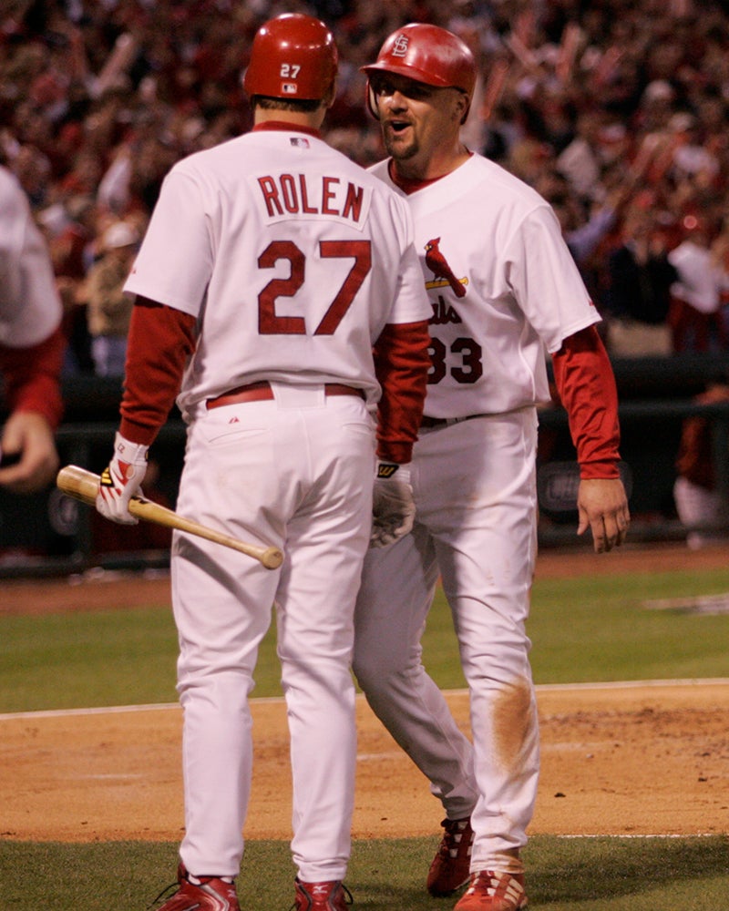 Larry Walker in conversation with Scott Rolen