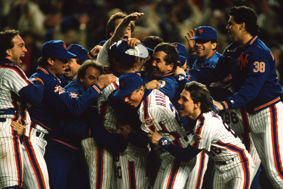 1986 Mets celebrate World Series championship