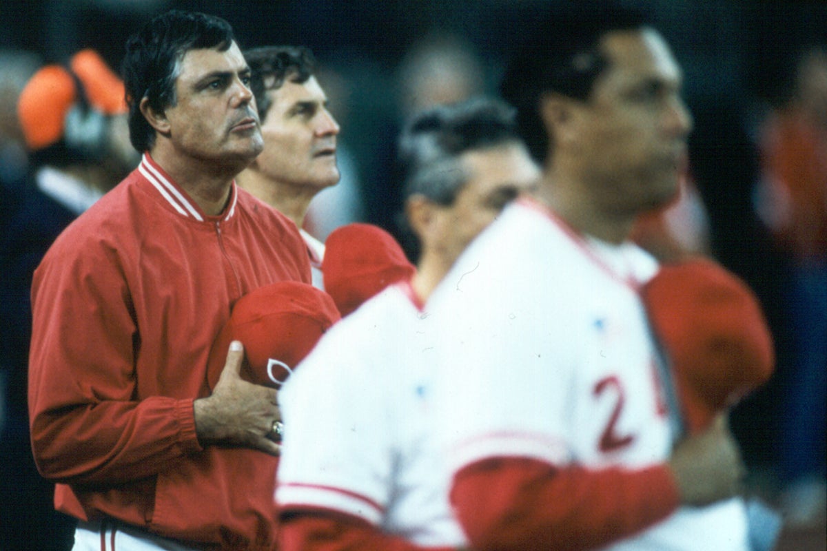 Lou Piniella during 1990 World Series